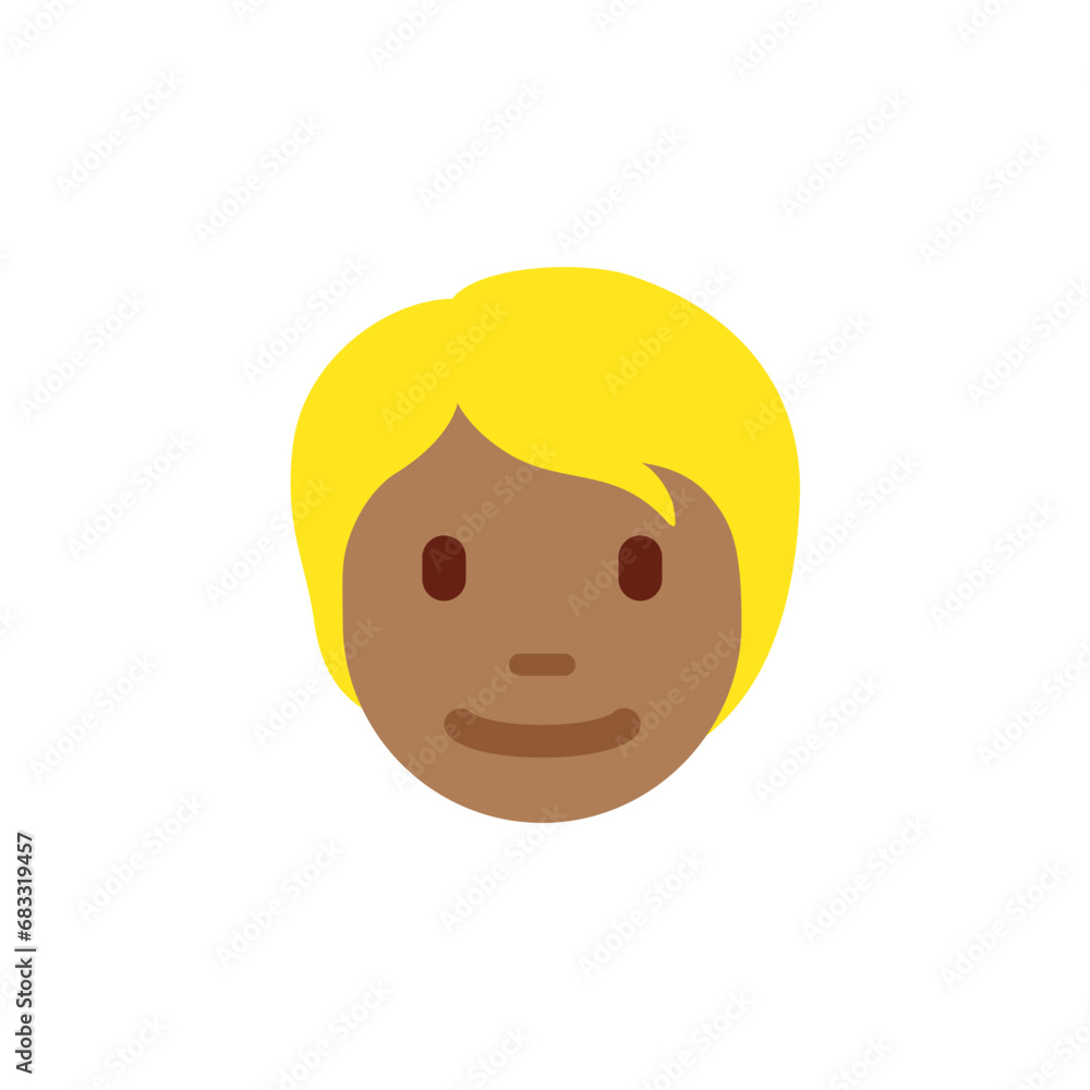 Person : Medium-Dark Skin Tone, Blond Hair Person : Medium-Dark Skin Tone, Blond Hair