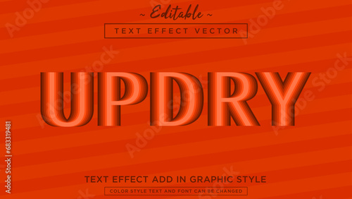 Cool and gorgeous text style effect with attractive color combination