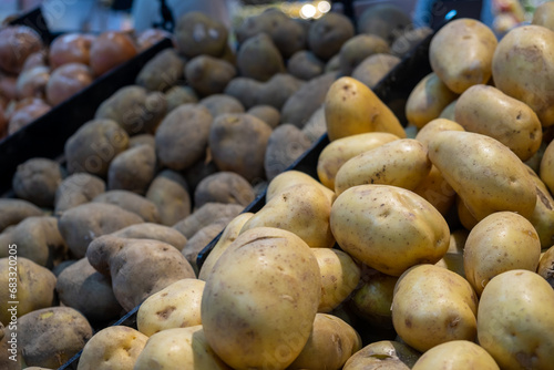 potatoes on the market