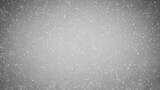 Realistic snowfall on silver background. Copy space illustration.