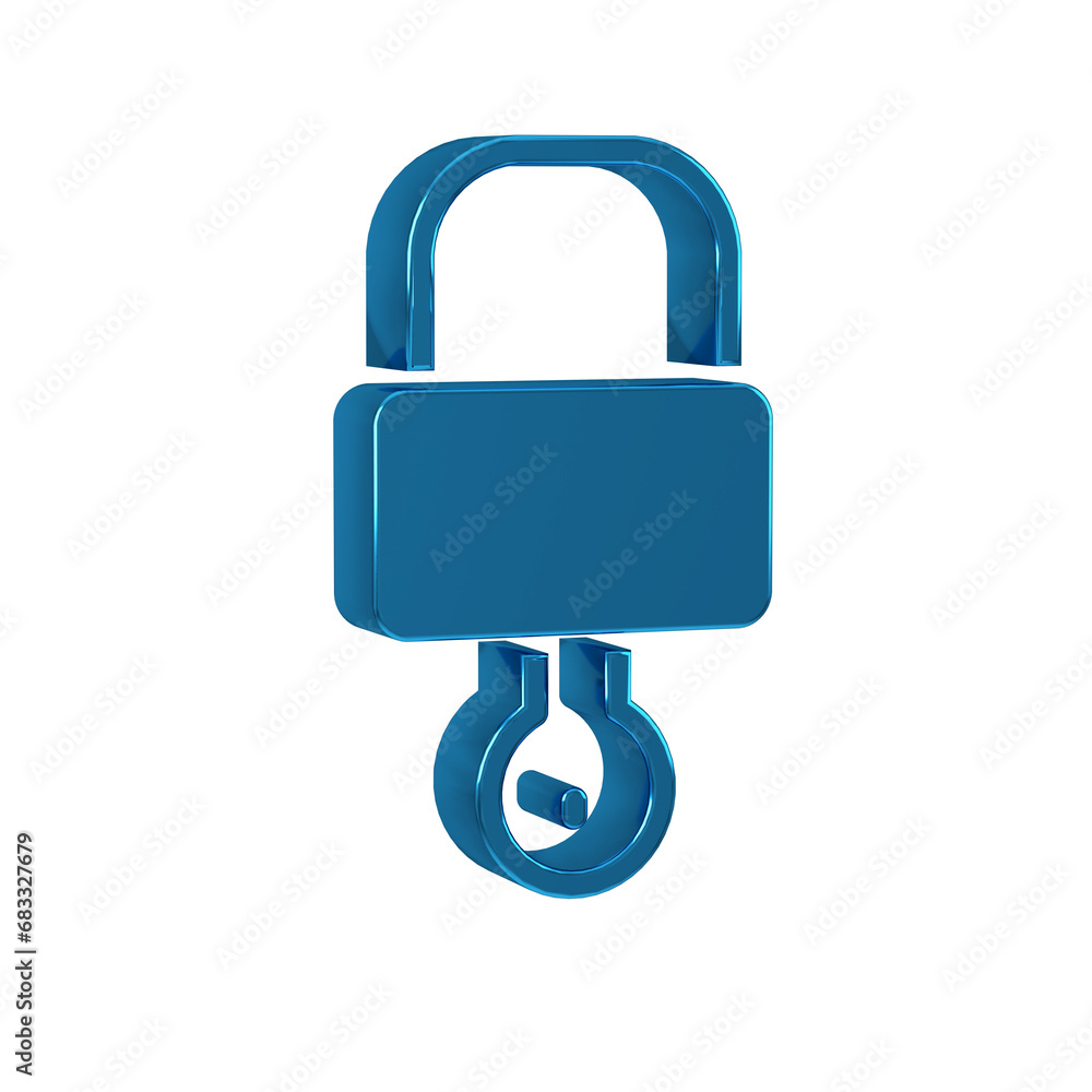 Blue Lock and key icon isolated on transparent background. Padlock sign. Security, safety, protection, privacy concept. Blue Lock and key icon isolated on transparent background. Padlock sign. Security, safety, protection, privacy concept.