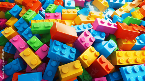 block bright lego photo