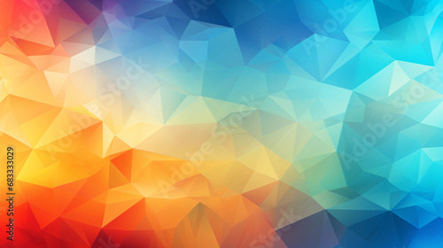 Polygonal mosaic background colorful