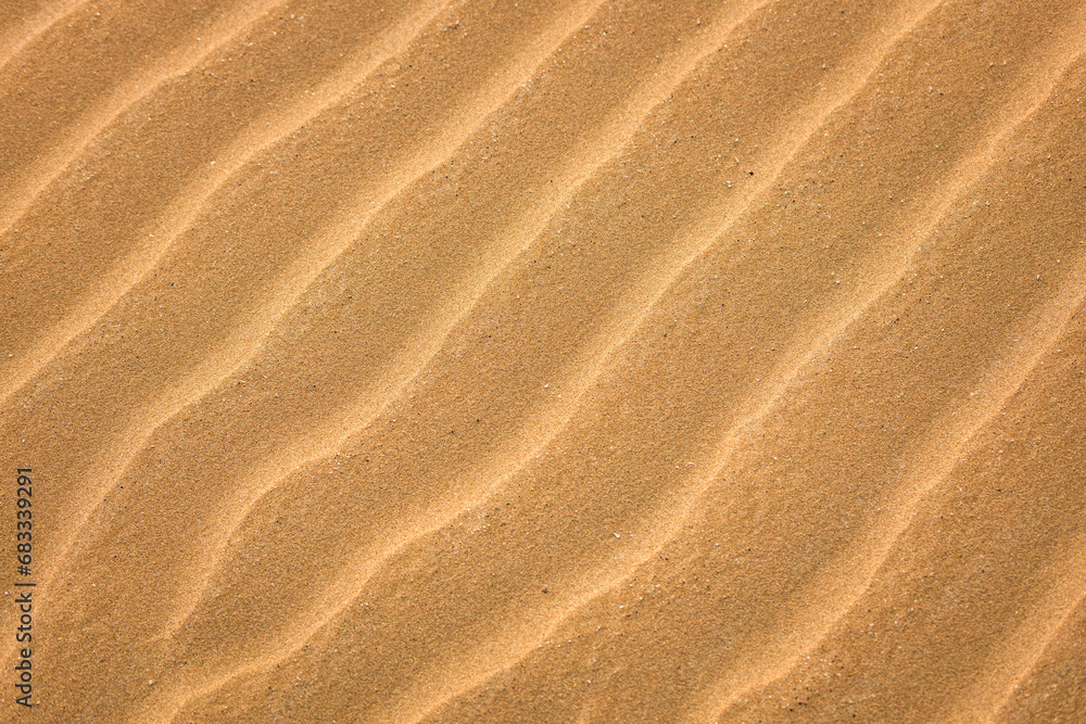Pattern of the sand on the beach in Spain Pattern of the sand on the beach in Spain