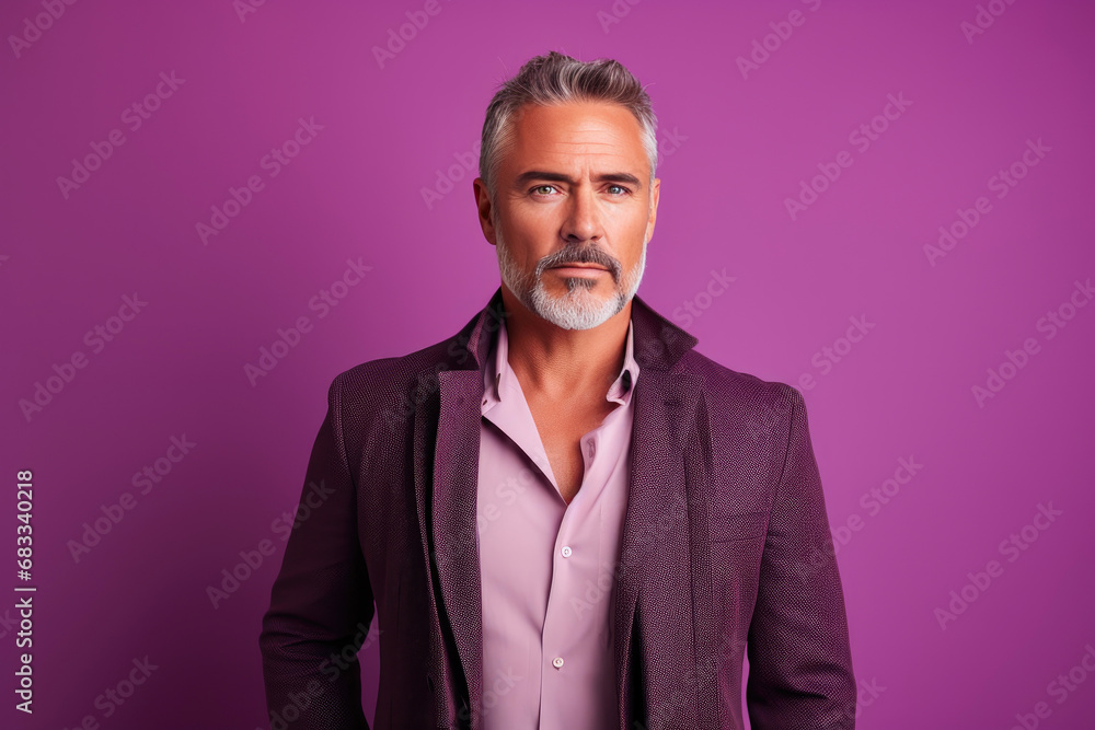 Sophistication in Lavender: Midlife Gentleman's Profile Sophistication in Lavender: Midlife Gentleman's Profile