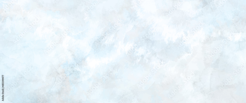 Obraz premium Light blue winter texture art vector background for cover design, poster, cover, banner, flyer, cards. Ice. Cold. Frozen water. Hand-drawn brush strokes. Christmas abstract illustration for background