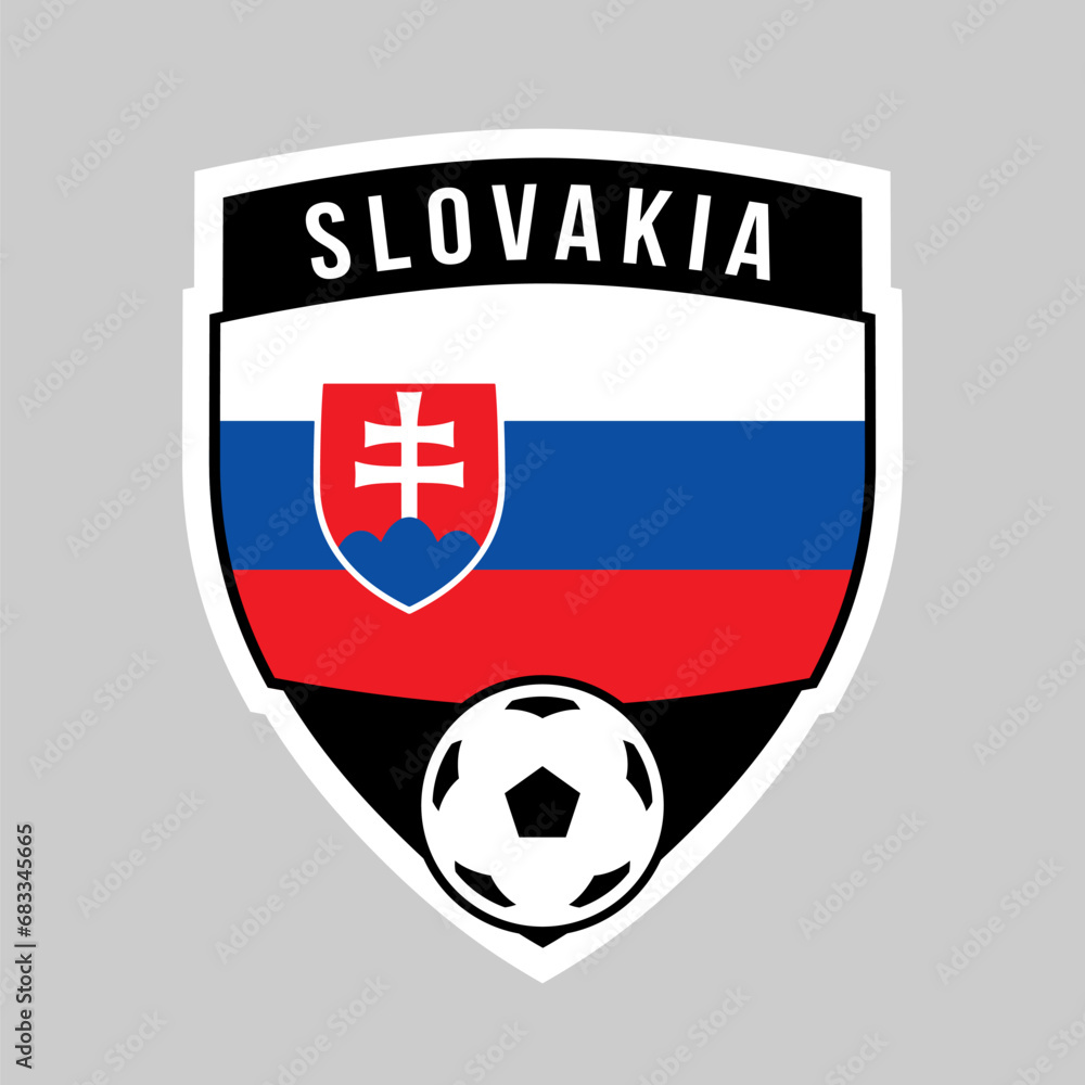 Shield Football Team Badge of Slovakia Shield Football Team Badge of Slovakia