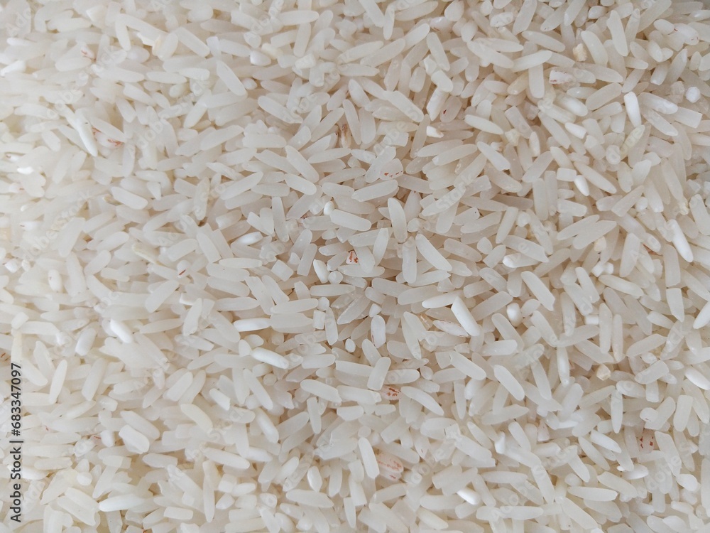 Healthy food organic rice grain background