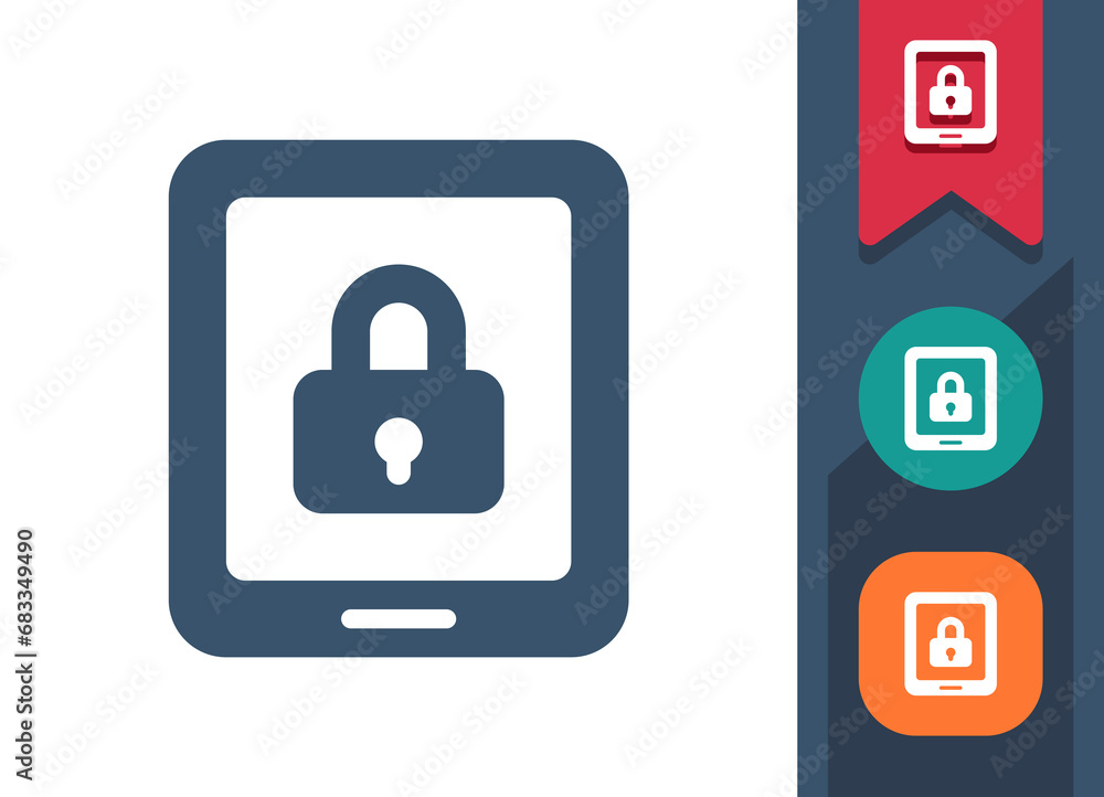 Tablet Icon. Lock, Locked, Password, Security Tablet Icon. Lock, Locked, Password, Security