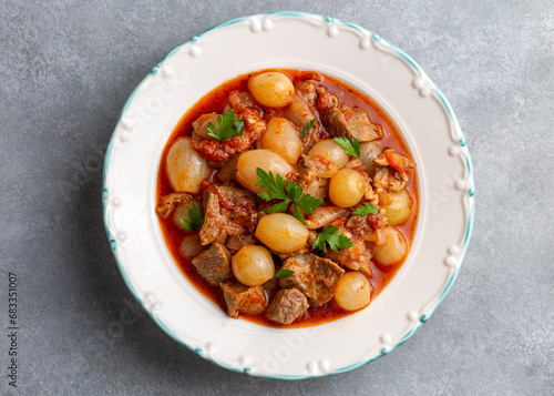 Traditional Greek dish of b...