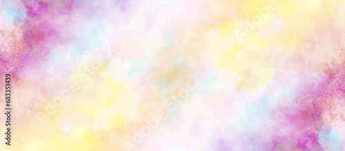 abstract colorful background with bokeh .Beautiful and colorful soft watercolor background with multicolor texture .Color splashing on paper .Light an hand drawn watercolor texture with grunge. 