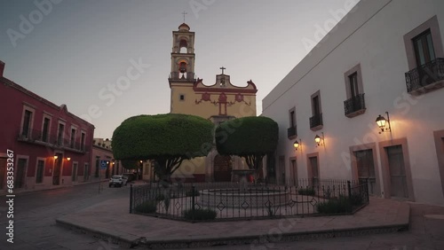 Temple of San Antonio de Padua Catholic church in Santiago de Querétaro, Mexico