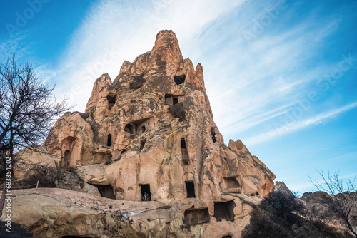 The Impressive Goreme Open Air Museum in Cappadocia. Unesco World Heritage. Nevsehir, Turkey