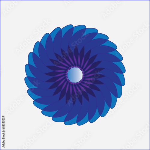Beautiful Mandala with vector design