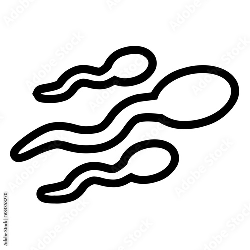 sperm Icon Illustration