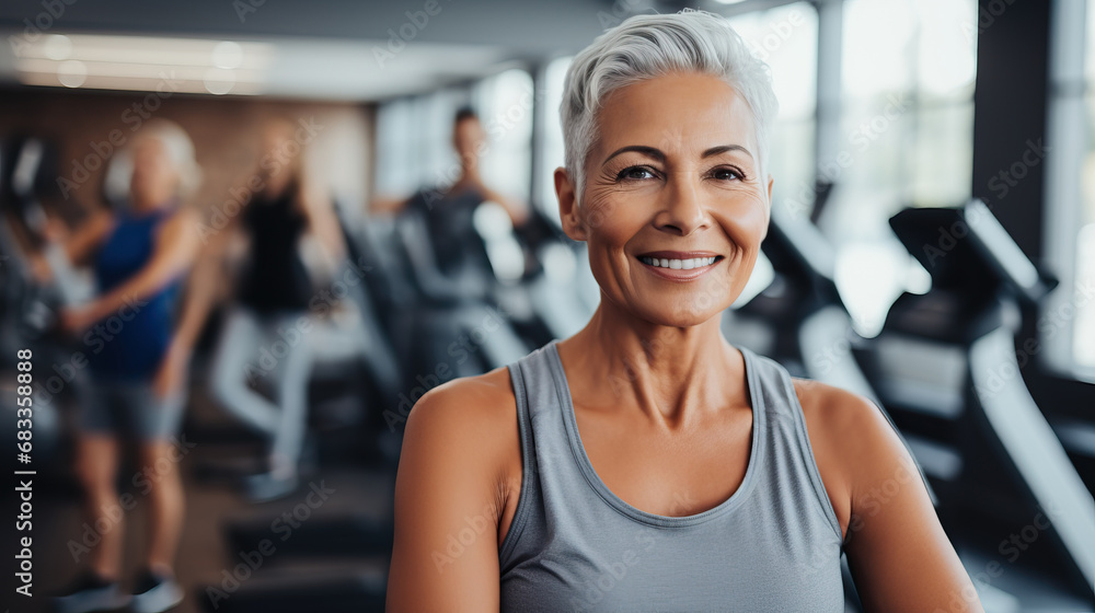 Mature women leading a healthy and active lifestyle
