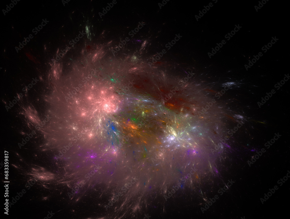 Fototapeta premium Imaginatory fractal abstract background Image