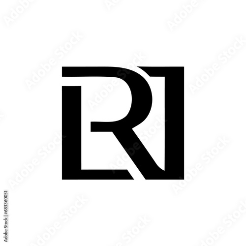 Cuadro en lienzo lr logo design