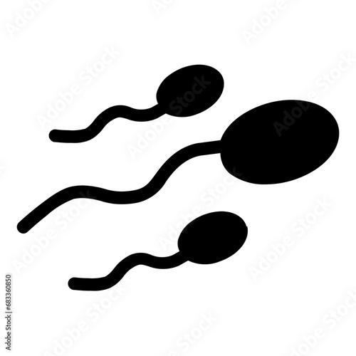 sperm  Icon Illustration