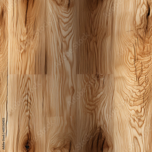 seamless wooden texture of smooth pinewood boards with detailed grain surface material for patterns