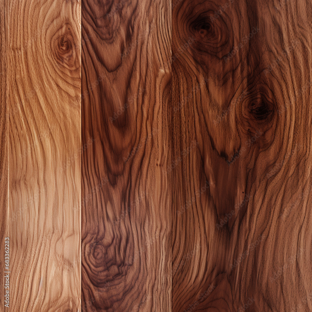 Fototapeta premium seamless wooden textures of brown oakwood boards with detailed grain surface material for patterns