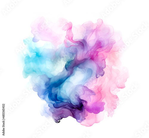 isolated liquid smoke motion watercolor splash ink back