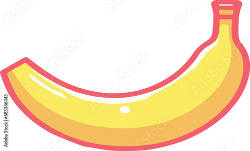 illustration of a banana vector