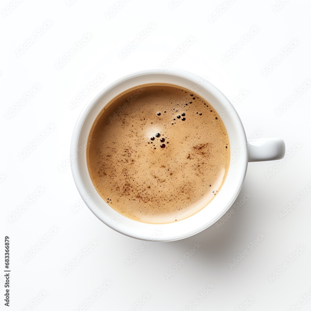 a cup of coffee with foam a cup of coffee with foam