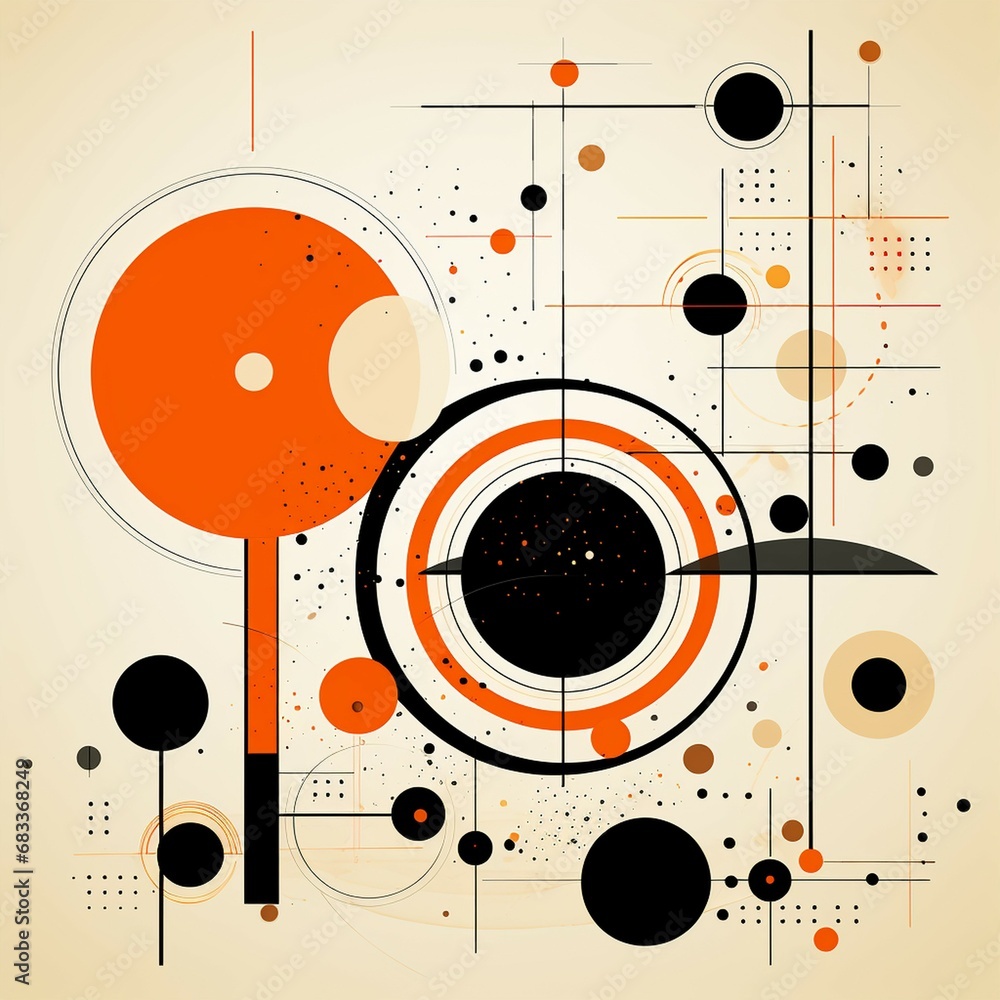 Obraz premium Abstract Geometric shape background