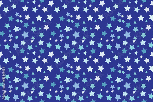 isolated blue stars seamless vector pattern for textile wraping papper cards wallpaper for baby boy children Perfect kids fabric Simple Abstract Starry Print Fabric Textile Decoration packaging