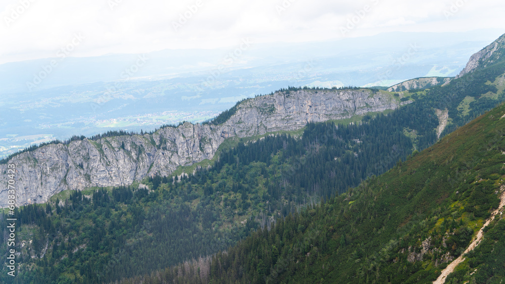 Fototapeta premium mountain view panorama landscape Poland Zakopane