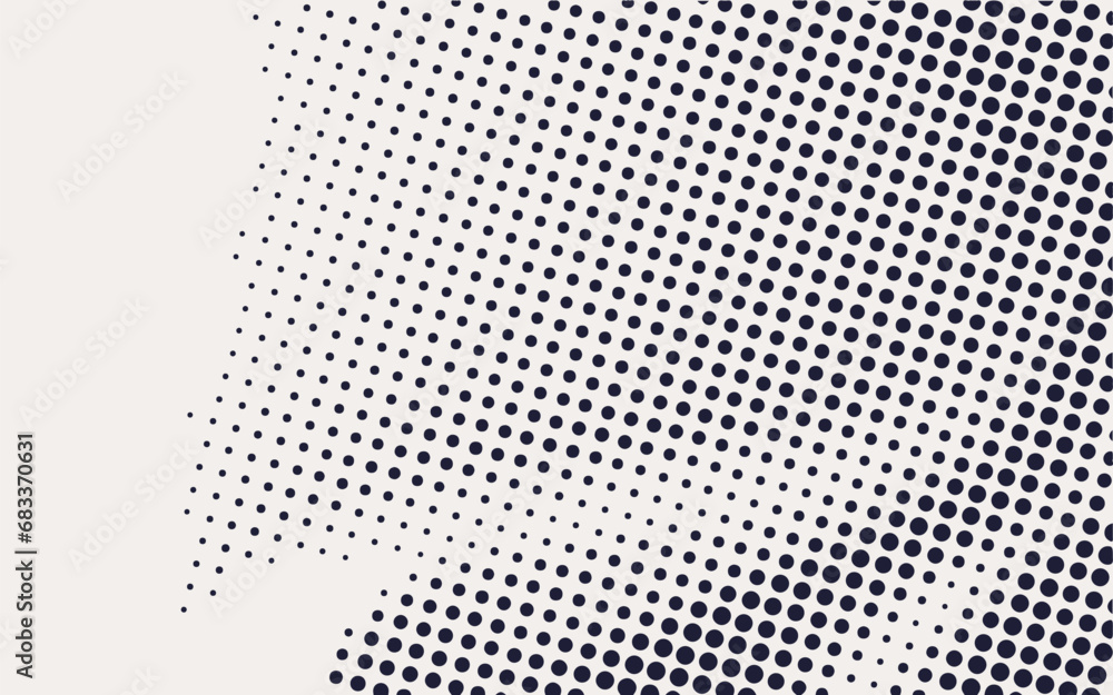 Abstract vector background. Halftone gradient gradation. Vibrant flowing texture.