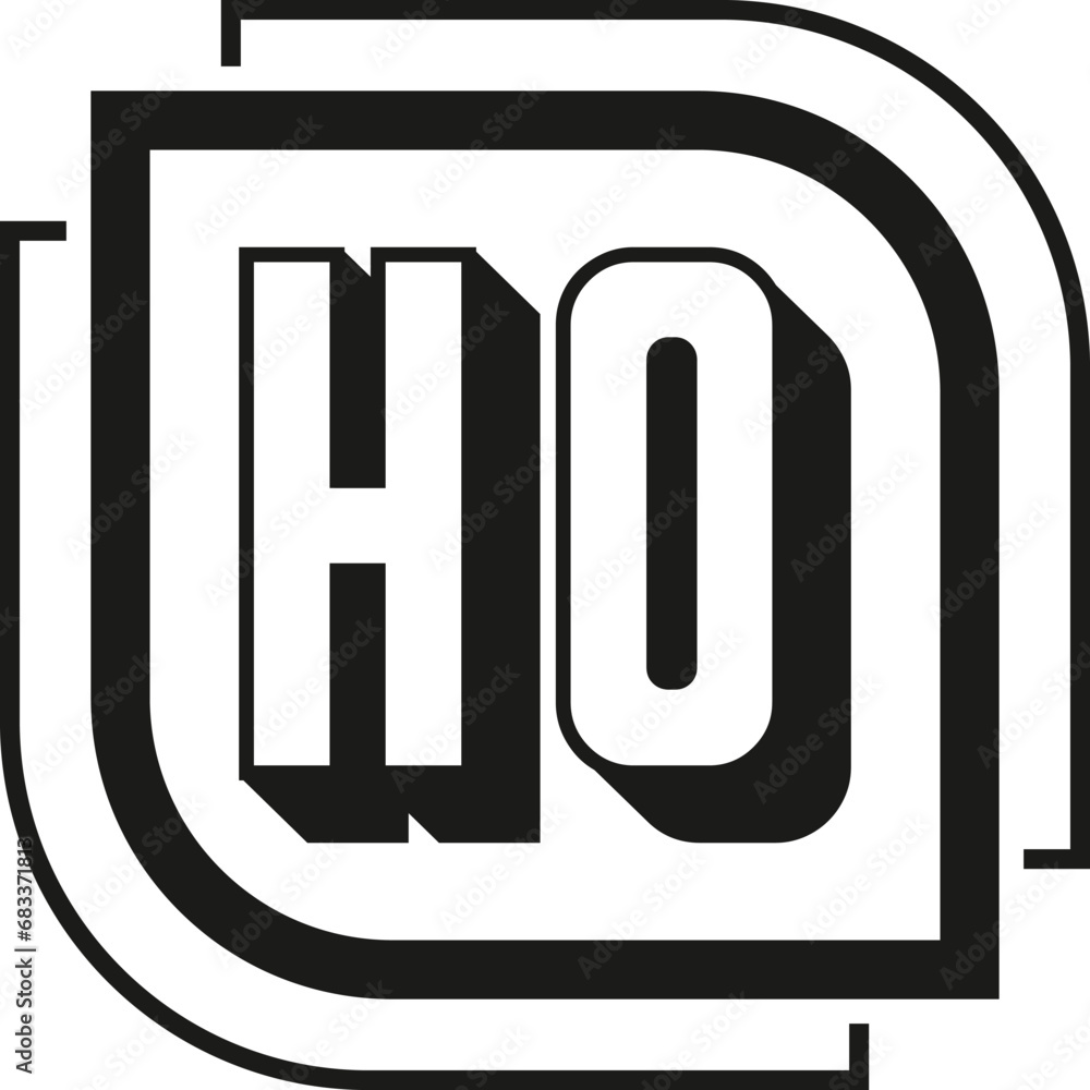 Abstract HO Letter Monogram Logo Design. Initial letters HO logo icon Design. elegant ProfessionaL minimal Vector template. H O Letter icon with black Color. HO logo. H O HO OH
Abstract HO Letter Monogram Logo Design. Initial letters HO logo icon Design. elegant ProfessionaL minimal Vector template. H O Letter icon with black Color. HO logo. H O HO OH