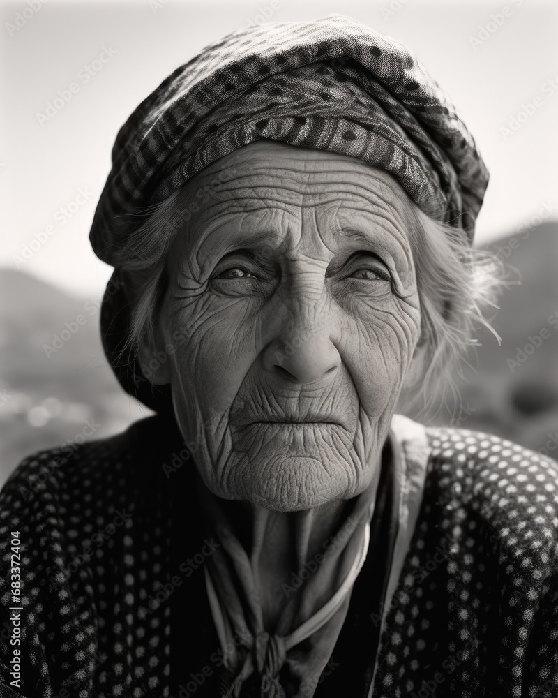 The Greek Storyteller: A Portrait of Age and Beauty