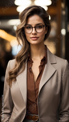Europe beauty woman with long hair