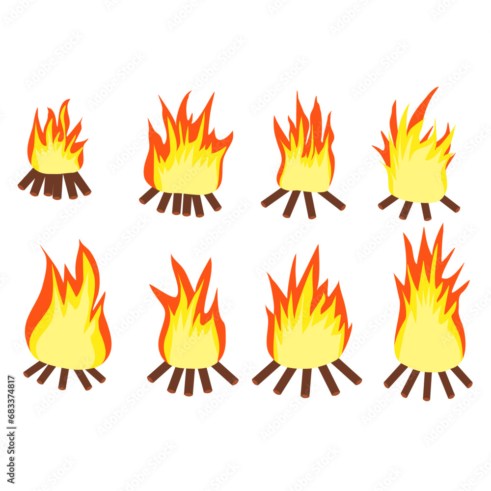 Set Of Bonfire Set Of Bonfire