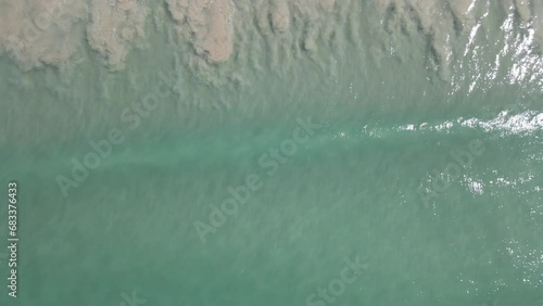 Drone's Exploration:Beach's Crystal Blue Green, Jungle & Crystal Waters. Drone's Adventure: Aventureiro's Crystal Blue-Green Sea, Ilha Grande, and Dois Rios, Brazil's Treasures photo