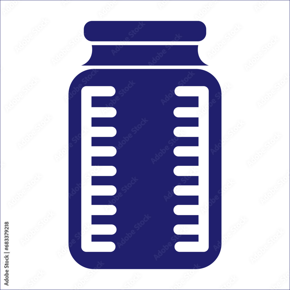 Jar glass for jam or honey vector icon. Simple illustration of glass for jam or honey vector icon for web. Jar glass for jam or honey vector icon. Simple illustration of glass for jam or honey vector icon for web.