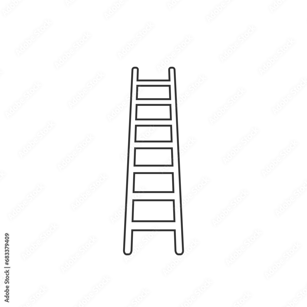 Stairs icon vector illustration logo template Stairs icon vector illustration logo template