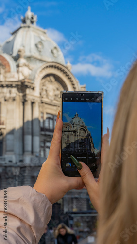 taking a photo