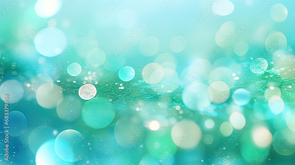 Ethereal turquoise and blue bokeh light effect for a magical background. Soft focus on sparkling circles of light in dreamy blue hues for festive decoration. Ethereal turquoise and blue bokeh light effect for a magical background. Soft focus on sparkling circles of light in dreamy blue hues for festive decoration.