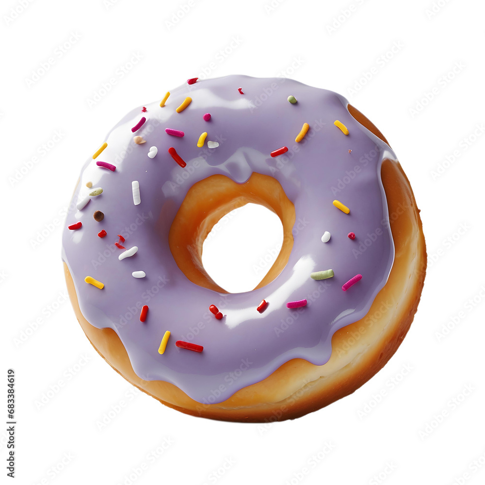 Donut in transparent background Donut in transparent background