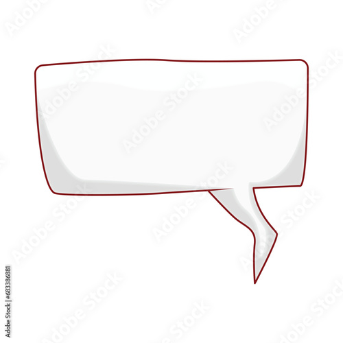 speech bubble illustration