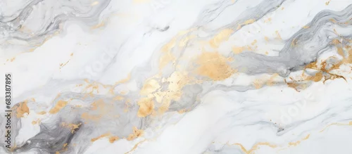 Panel kuchenny z motywem Marble texture with white gold design