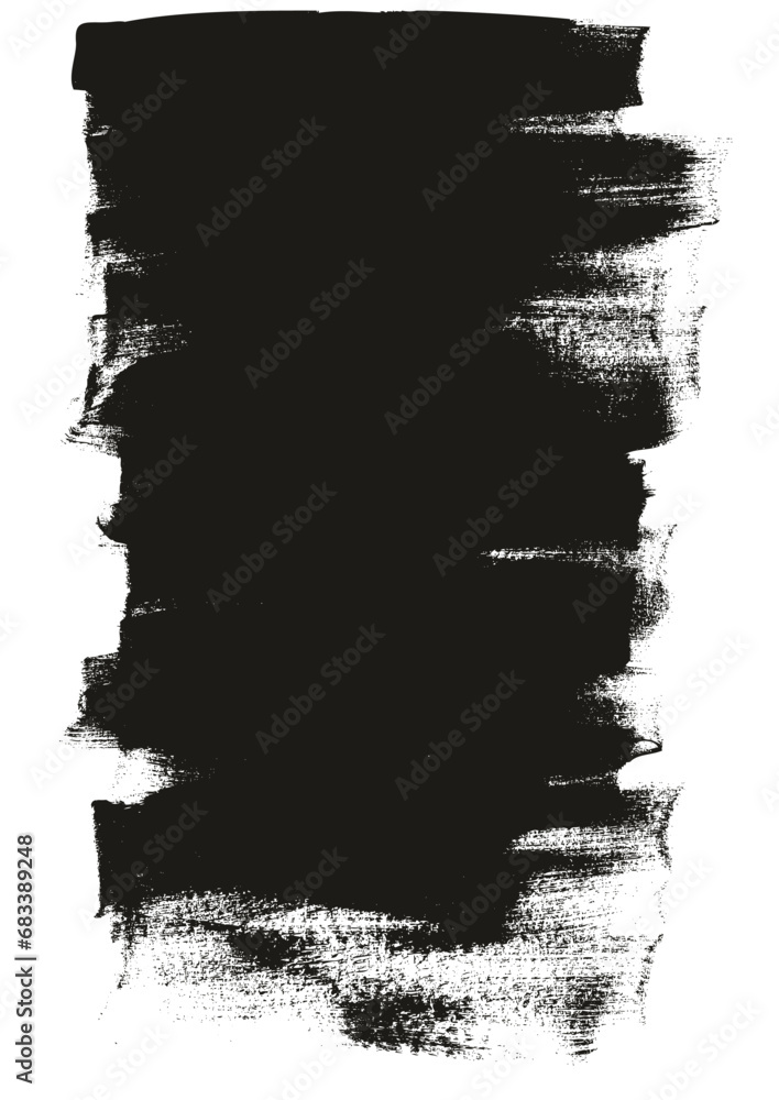 Fototapeta premium Hand Drawn Flat Calligraphy Paint Brush Regular Long Background High Detail Abstract Vector Background Set 