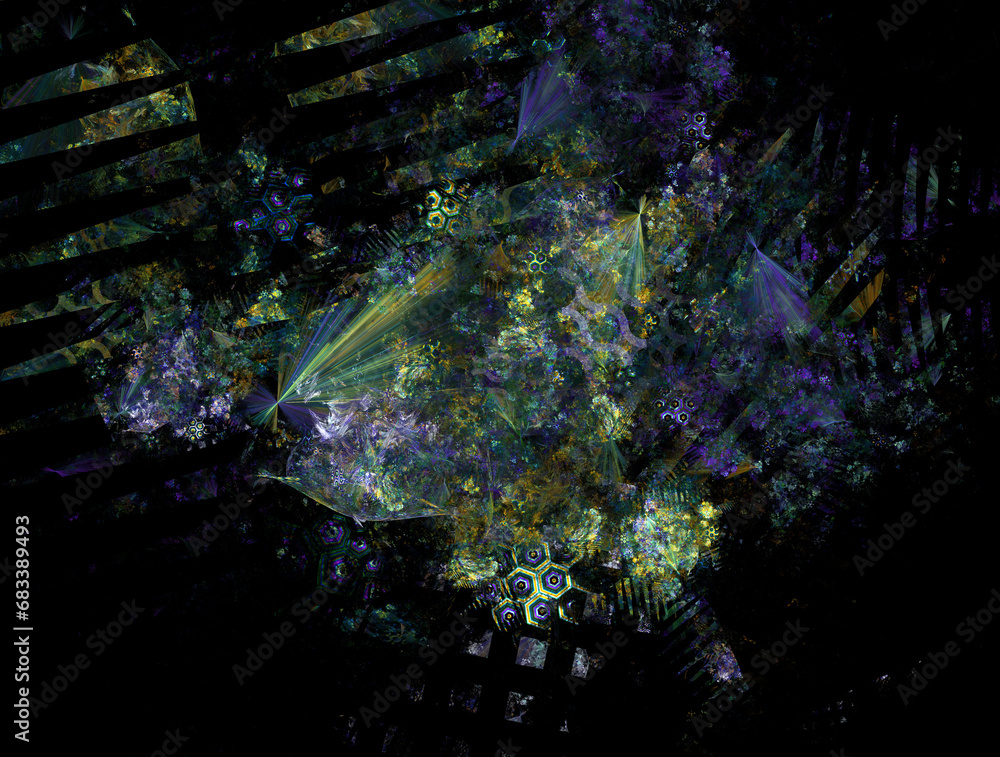 Fototapeta premium Imaginatory fractal abstract background Image