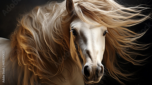 portrait of a horse HD 8K wallpaper Stock Photographic Image  © AA