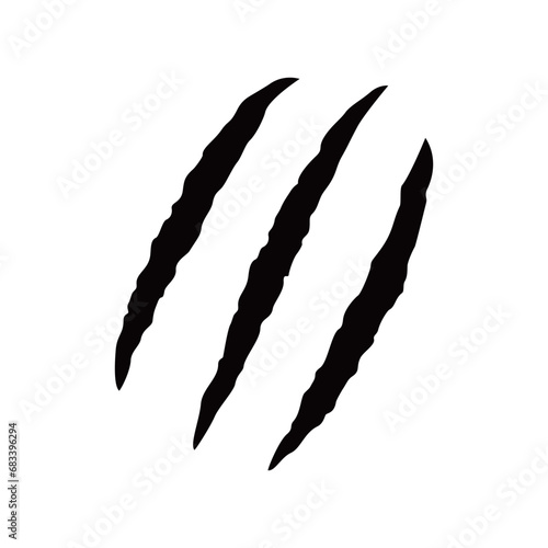 Claws scratches icon design. claw sign and symbol.