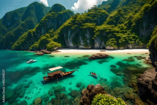 paisaaje pintoresco oceano y montanas viajes y aventuras alrededor del mundo islas de tailandia phuket