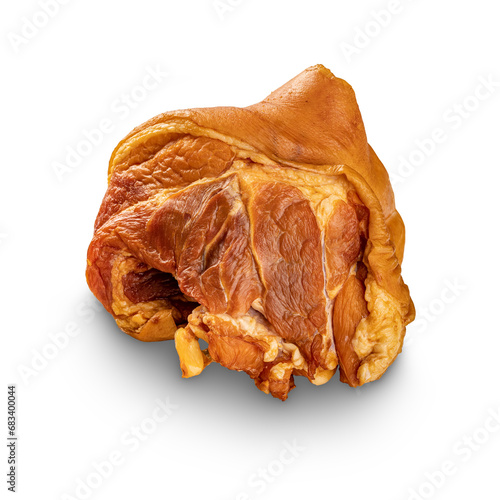 Canvas Print Tasty smoked pork ham hock.